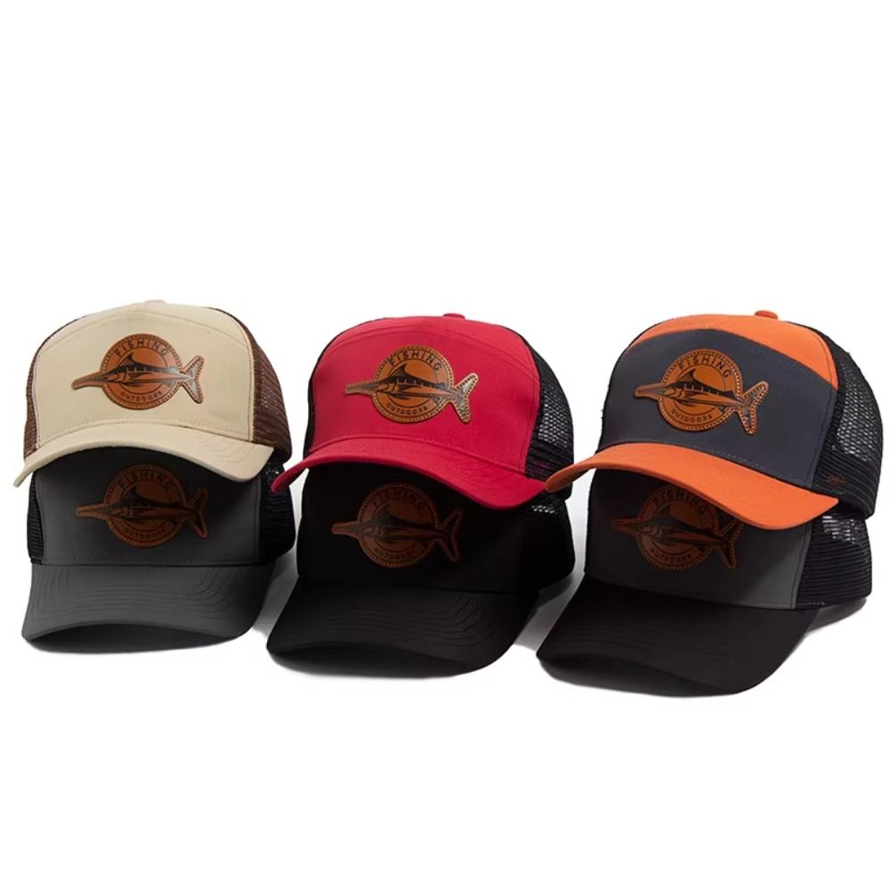 Summer Shark Pattern Fishing C - Trucker Cap Mesh 评论和价格