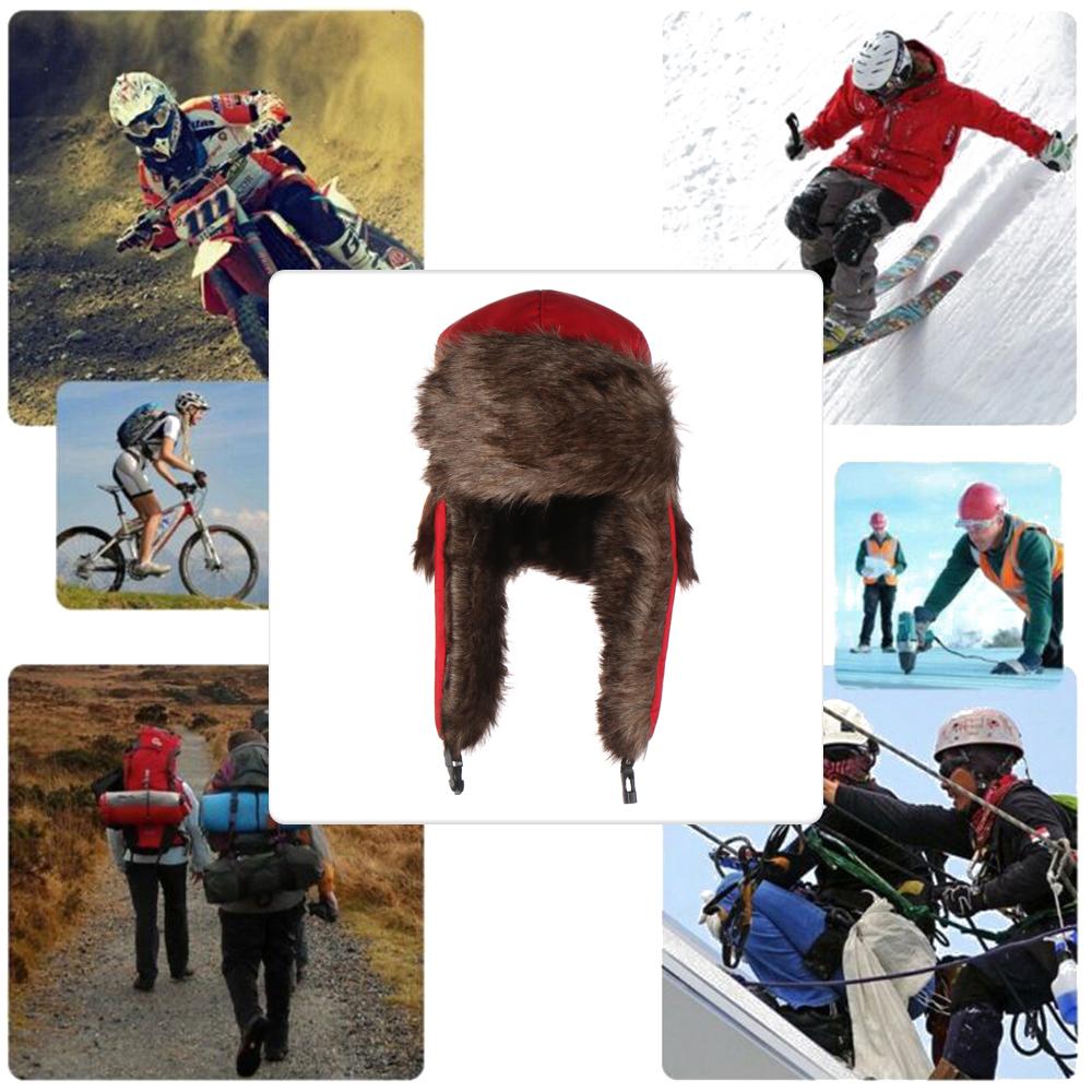 Men Women Fur Trapper Ski Hat  - Winter Trapper Hat 评论和价格