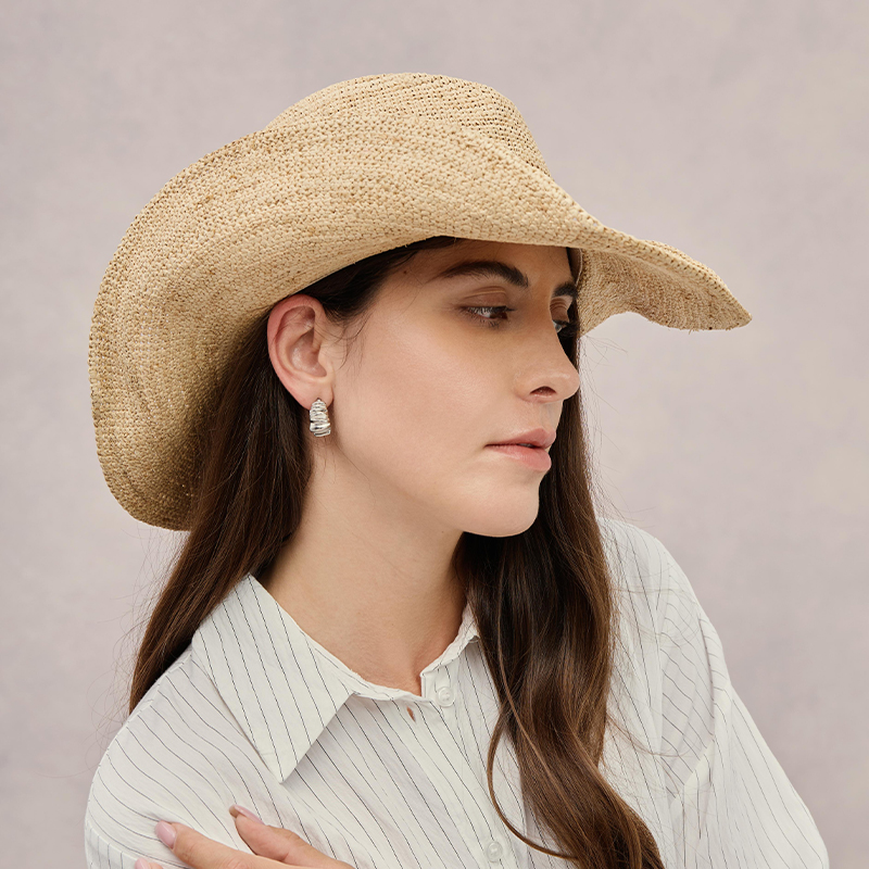 Premium Raffia Straw Hat Luxur - Cowboy Hat Straw 评论和价格