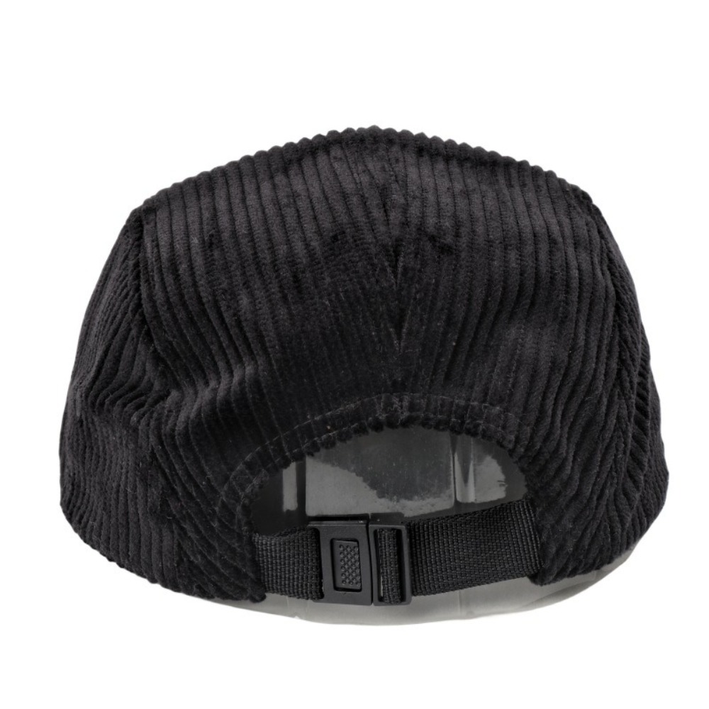 Versatile Retro Flat Brim Base - Corduroy Cap 5 Panel 评论和价格