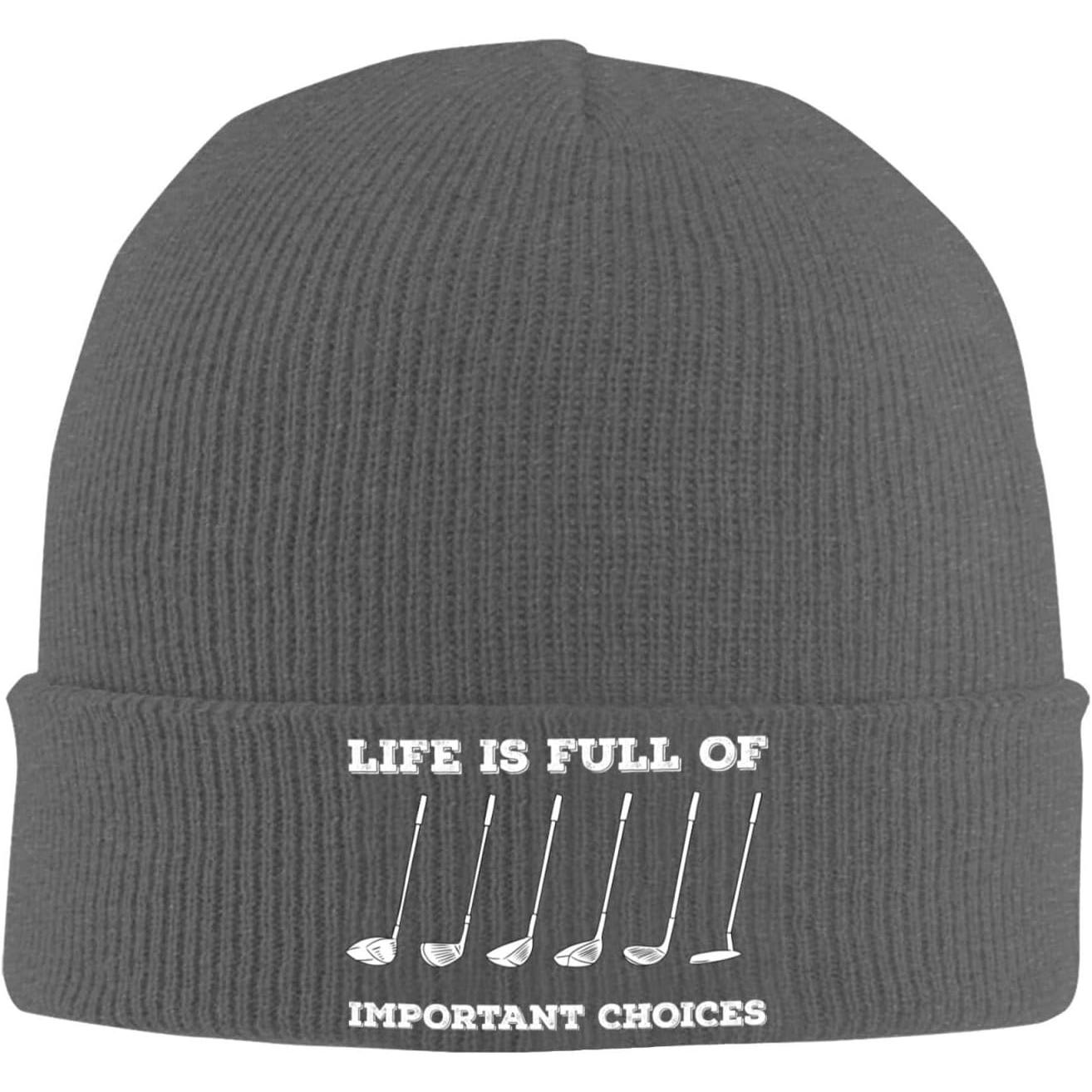 Life is Full of Important Choi - Beanie Cuffed Knit 评论和价格