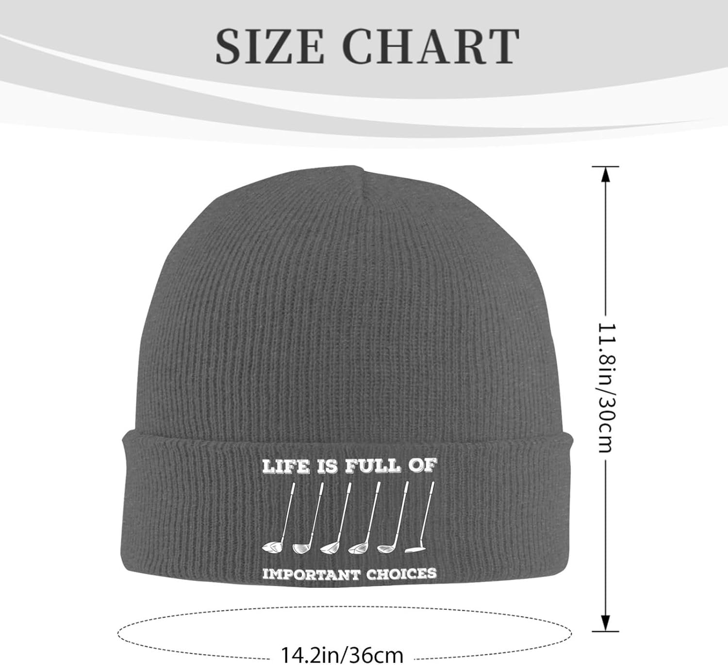 Life is Full of Important Choi - Beanie Cuffed Knit 评论和价格